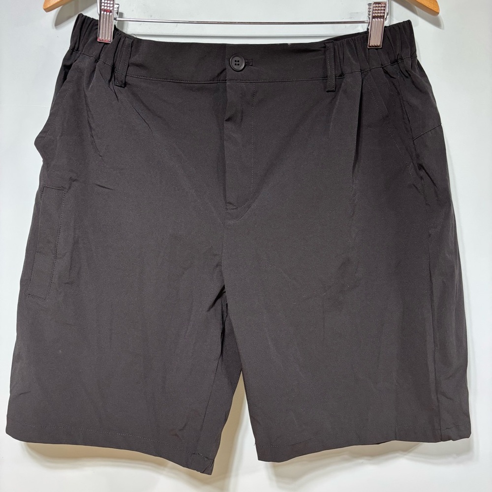 CooRun Mens Black Athletic Performance Shorts Size L NWT‎ Elastic Waist  #373